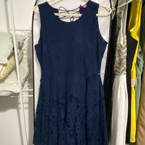 Blue dress